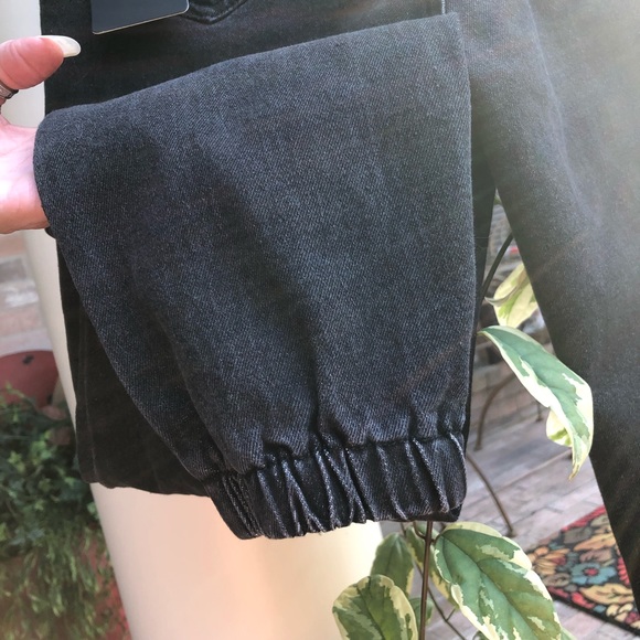 🪨American Bazi Black Denim Jogger - Picture 9 of 11